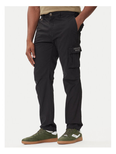 Aeronautica Militare Текстилни панталони 252PA1329UCT0244 Черен Regular Fit