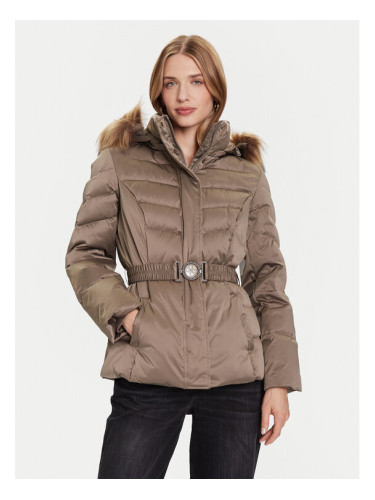 Guess Пухено яке W5BL31 W2802 Бежов Regular Fit
