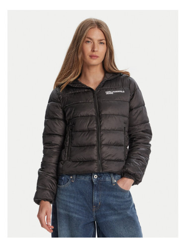 Karl Lagerfeld Jeans Зимно яке A3W15026 Черен Regular Fit