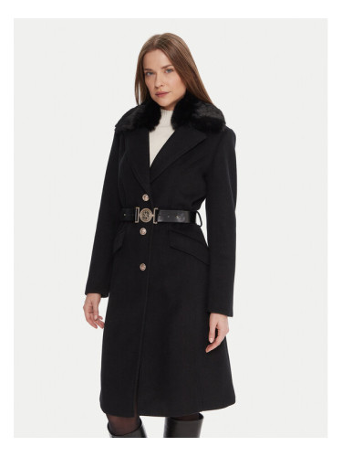 Guess Преходно палто W5BL25 W2672 Черен Regular Fit