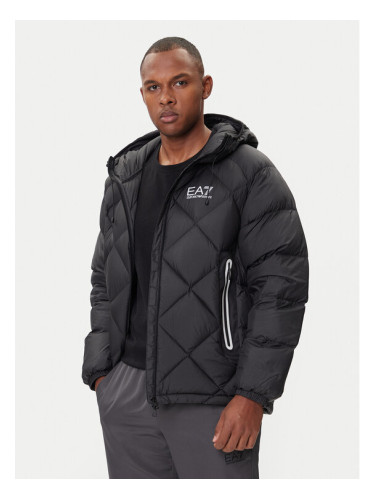 EA7 Emporio Armani Пухено яке 7M001001 AF15923 UC001 Черен Modern Fit