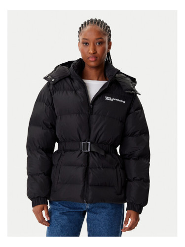 Karl Lagerfeld Jeans Зимно яке A3W15023 Черен Regular Fit