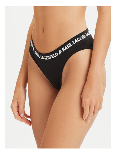 KARL LAGERFELD Класически дамски бикини A1W47009 Черен