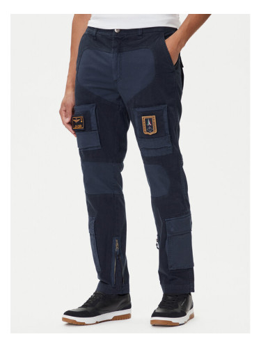 Aeronautica Militare Текстилни панталони 252PA1664UCT04241 Тъмносин Regular Fit