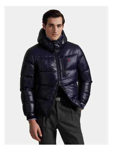 Polo Ralph Lauren Пухено яке 710968281002 Тъмносин Regular Fit