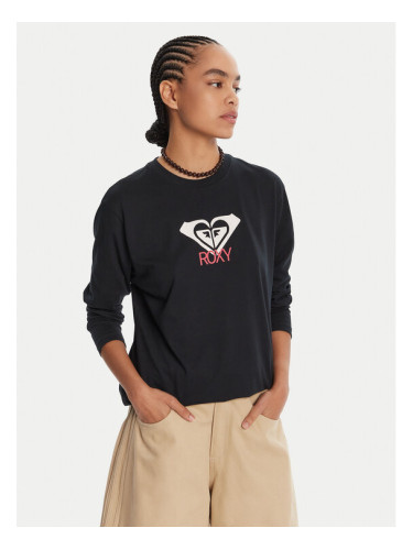 Roxy Блуза Hangloose Art Ls ERJZT06035 Черен Regular Fit