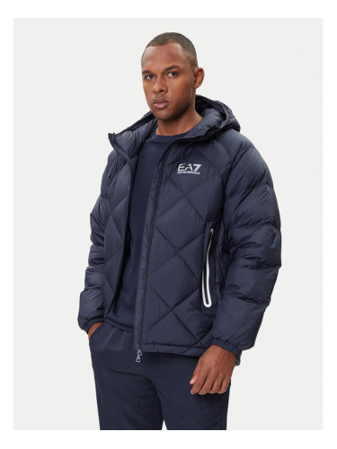 EA7 Emporio Armani Пухено яке 7M001001 AF15923 UB102 Тъмносин Modern Fit