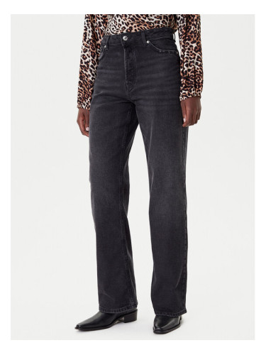 HUGO Дънки 50546496 Черен Wide Leg