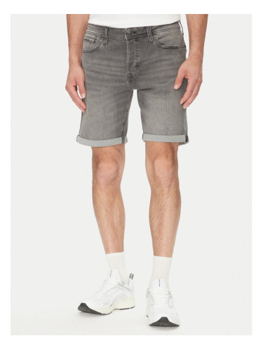 Jack & Jones Дънкови шорти Rick 12269500 Сив Regular Fit