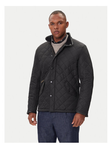 Barbour Преходно яке Powell MQU0281BK11 Черен Slim Fit