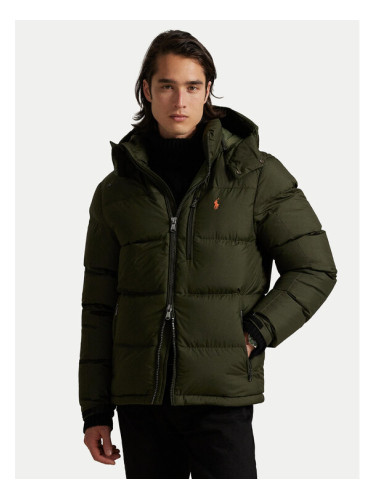Polo Ralph Lauren Пухено яке 710968278002 Зелен Regular Fit
