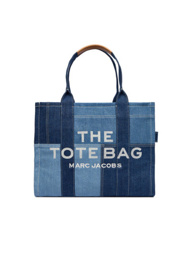 Marc Jacobs Дамска чанта The Denim Large Tote Bag H018M06FA21 Син