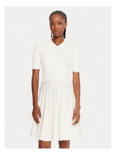 Lacoste Ежедневна рокля EF5803 Екрю Regular Fit