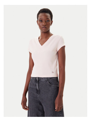 Calvin Klein Jeans Тишърт LV047C910G Розов Regular Fit