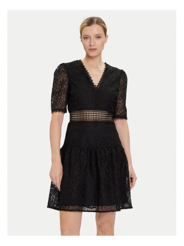 Morgan Коктейлна рокля 252-RJULE Черен Regular Fit