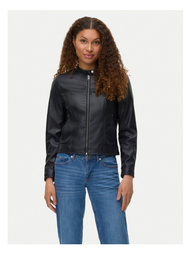 Vero Moda Яке от имитация на кожа Amanda 10331229 Черен Regular Fit