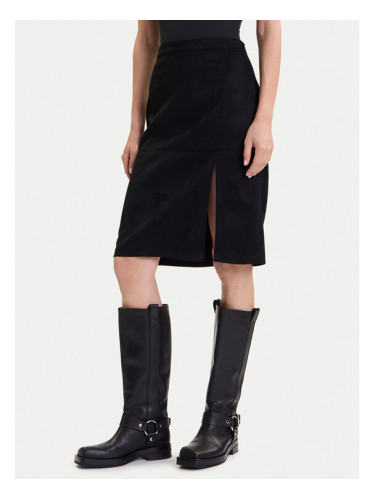 ONLY Пола от имитация на кожа Loline 15357433 Черен Regular Fit