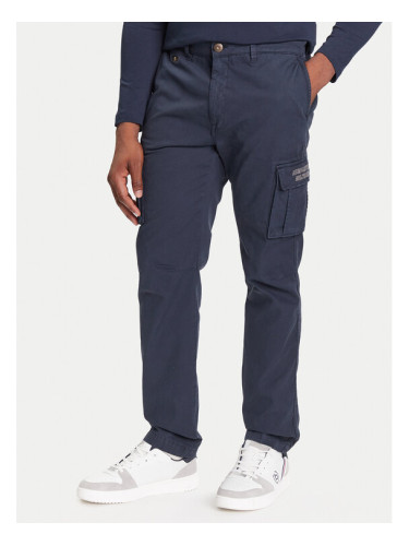 Aeronautica Militare Текстилни панталони 252PA1329UCT0244 Тъмносин Regular Fit