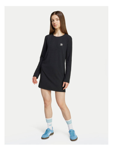 adidas Ежедневна рокля JX2849 Черен Slim Fit