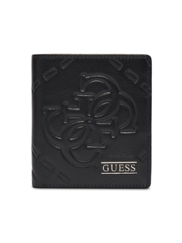 Guess Портфейл SMBOMG LEA22 Черен