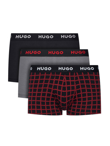 HUGO Комплект 3 чифта боксерки 50532550 Цветен