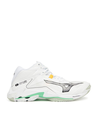 Mizuno Обувки за зала Wave Lightning Z8 Mid V1GA2405 Бял