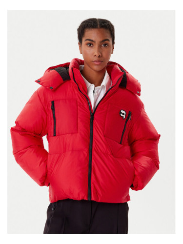 KARL LAGERFELD Зимно яке A3W15020 Червен Regular Fit