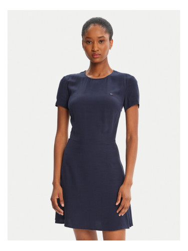 Tommy Jeans Ежедневна рокля DW0DW21120 Тъмносин Regular Fit