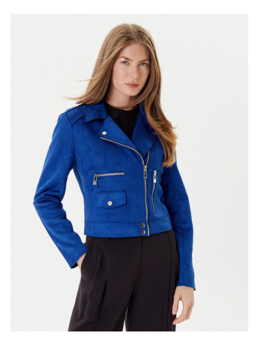 Morgan Яке от имитация на кожа 241-GOUSMI Син Regular Fit