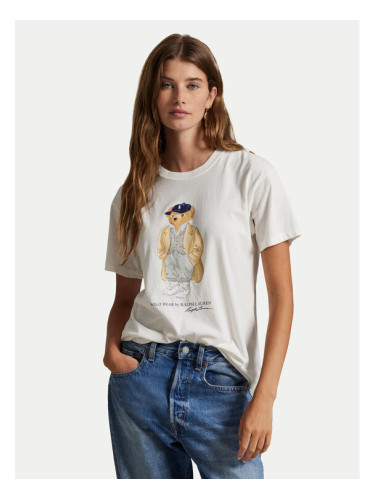 Polo Ralph Lauren Тишърт 211971752001 Бял Straight Fit