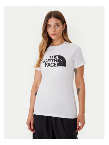 The North Face Тишърт Easy NF0A8A6D Бял Regular Fit