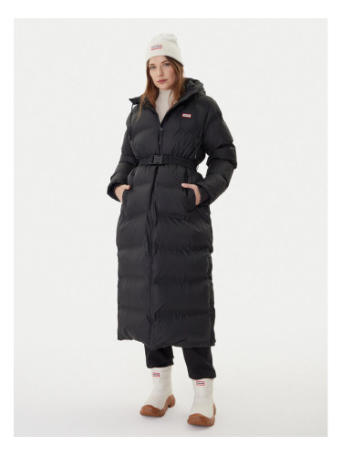 Hunter Зимно палто Hutchison HARW0001252 Черен Regular Fit