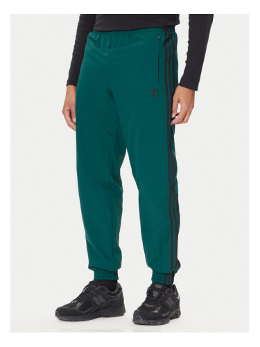 adidas Долнище анцуг adicolor Woven Firebird JY1335 Зелен Regular Fit