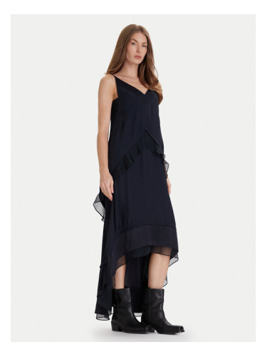 BOSS Коктейлна рокля Dekalya 50542856 Тъмносин Regular Fit