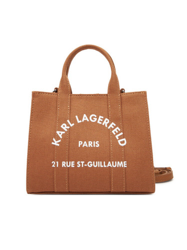 KARL LAGERFELD Дамска чанта A3W50118 Кафяв