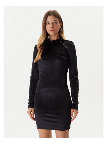 Guess Коктейлна рокля W5BK38 KCN22 Черен Slim Fit