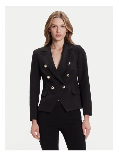 Rinascimento Сако CFC0126227003 Черен Slim Fit