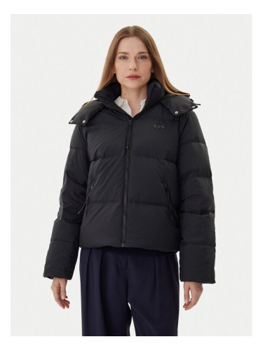 Lacoste Пухено яке BF3262 Черен Relaxed Fit