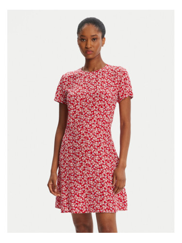 Tommy Jeans Ежедневна рокля DW0DW21120 Червен Regular Fit