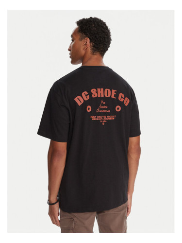 DC Тишърт Pro Service EDYZT04370 Черен Heritage Fit