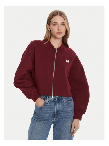 Calvin Klein Jeans Яке бомбър LV047C524G Бордо Oversize