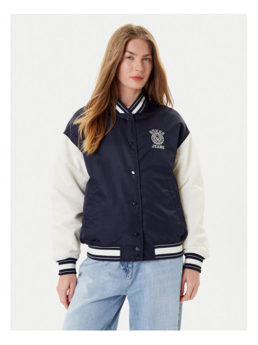 Guess Jeans Яке бомбър W5YL15 WHAA2 Тъмносин Regular Fit