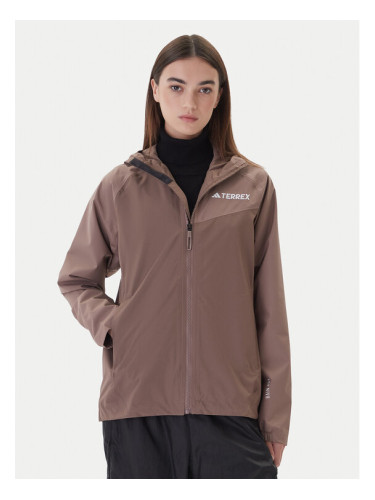 adidas Яке за дъжд Terrex Multi 2L RAIN.RDY JN0857 Бежов Regular Fit