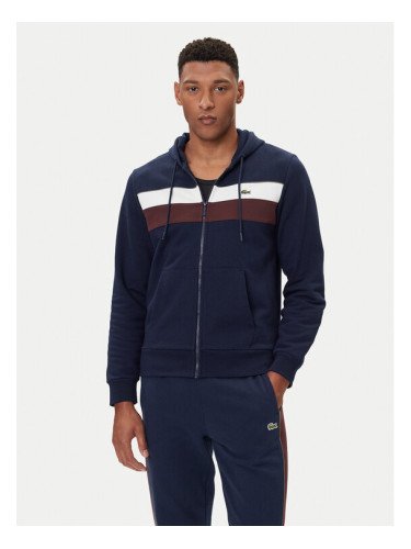 Lacoste Суитшърт SH5913 Тъмносин Regular Fit