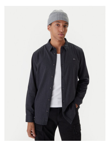 Quiksilver Риза EQYWT04670 Черен Regular Fit