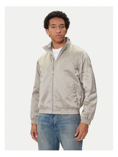 Calvin Klein Jeans Яке бомбър Harrington LV04RC516G Бежов Regular Fit