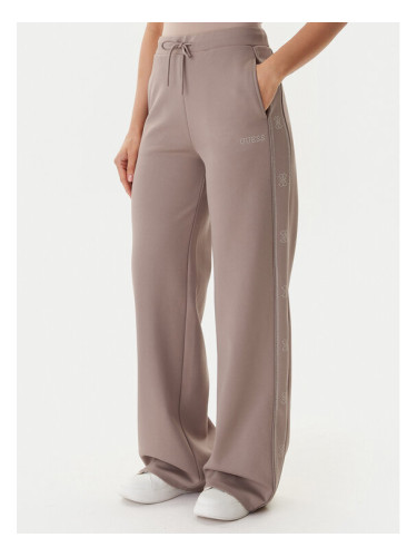 Guess Долнище анцуг V5BB12 KCX22 Бежов Wide Leg