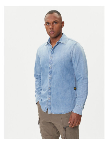G-Star Raw дънкова риза D27681-D252 Светлосиньо Slim Fit