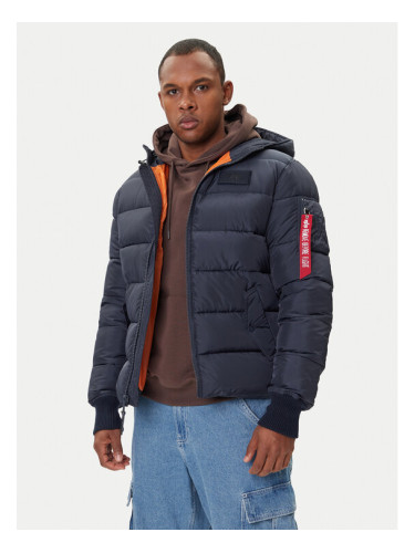 Alpha Industries Зимно яке 118113 Тъмносин Regular Fit