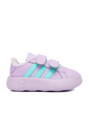 adidas Сникърси Disney Frozen Grand Court JR5630 Виолетов